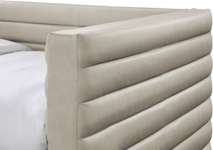 Beverly Beige Vegan Leather Twin Daybed BeverlyBeige-T Meridian Furniture