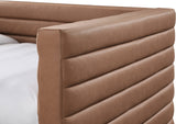 Beverly Cognac Vegan Leather Twin Daybed BeverlyCognac-T Meridian Furniture