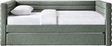 Beverly Green Vegan Leather Twin Daybed BeverlyGreen-T Meridian Furniture