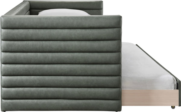 Beverly Green Vegan Leather Twin Daybed BeverlyGreen-T Meridian Furniture