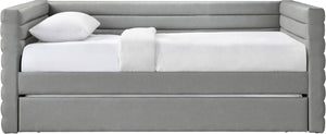 Beverly Grey Vegan Leather Twin Daybed BeverlyGrey-T Meridian Furniture