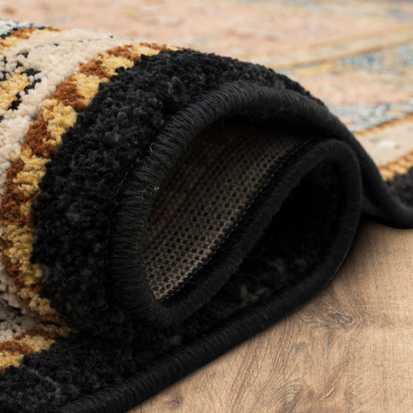 Karastan Rugs Zephyr Bidjar Machine Woven Triexta Traditional Area Rug Robin's Egg Blue 2' 4" x 7' 10"