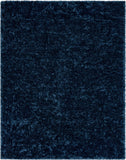 Karastan Rugs Billow Shag Billow Shag Machine Woven Micro Denier Polyester Area Rug Blue 7' 10" x 10'