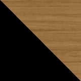 Manhattan Comfort Addie Mid-Century Modern Sideboard Matte Black and Cinnamon 244BMC82