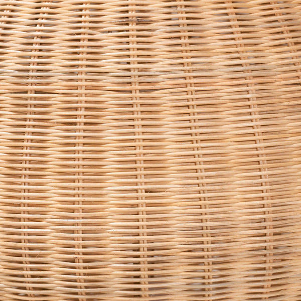 Bali & Pari Blanche Handcrafted Rattan Floor Lamp Bohemian Sculptural Woven Ambient Light