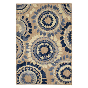 Bliss Bay Blue 9' x 12' Area Rug Karastan Rugs