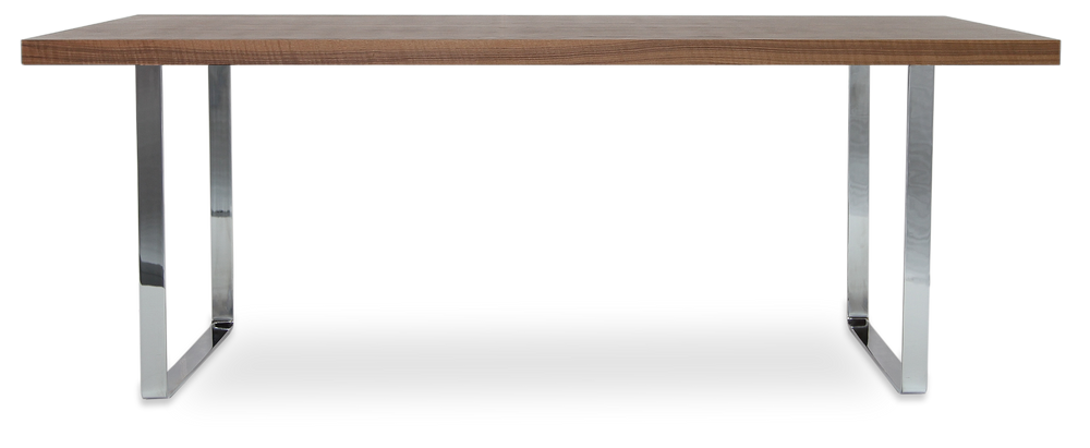 Soho Concept Bosphorus Wood Top - 71" Premium Walnut, Wenge Oak, & White Lacquer - 2" Thick Elegance Walnut  Soho-concept-dining-chair-13644