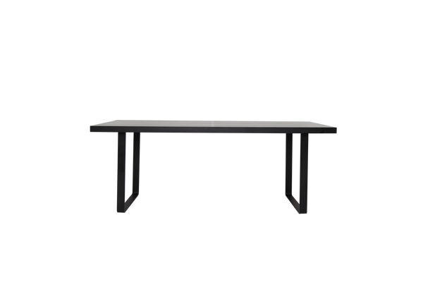 Soho Concept Bosphorus Dining Table Small - Elegant Walnut/Wenge Oak/White Lacquer With Chrome/Black Steel Base Black  Soho-concept-dining-chair-13645