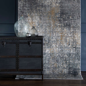 Tryst Botan Anthracite Area Rug RG072 038 060096 IP Karastan Rugs Mohawk