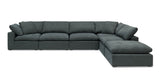 Bowe Grand Ottoman Salt Flat - Bowe Grand Custom Sectional Navy SFBOGROTT00NV Malouf