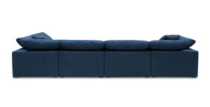 Bowe Grand Ottoman Salt Flat - Bowe Grand Custom Sectional Slate SFBOGROTT00SL Malouf