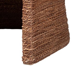 Bali & Pari Brenton Handwoven Seagrass Dining Chair with Mango Wood Frame for Bohemian Interiors