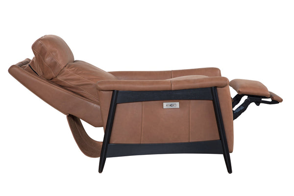 Olivia + Quinn Bristol Power Recliner: Luxurious Comfort With Usb Port, Perfect For Movie Nights And Relaxation Notting Hill Cider Leather,Foam,Wood 2086_Nth1501