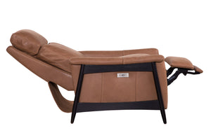 Olivia + Quinn Bristol Power Recliner: Luxurious Comfort With Usb Port, Perfect For Movie Nights And Relaxation Notting Hill Cider Leather,Foam,Wood 2086_Nth1501