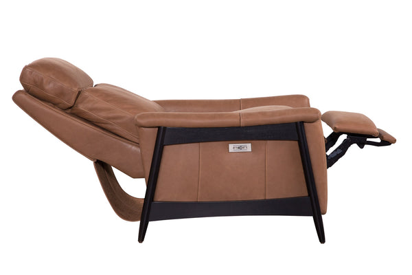 Olivia + Quinn Bristol Power Recliner: Luxurious Comfort With Usb Port, Perfect For Movie Nights And Relaxation Notting Hill Cider Leather,Foam,Wood 2086_Nth1501
