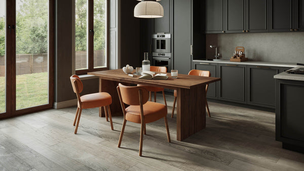 Lh Imports Britanica Dining Table - Elegant Fsc Certified Pine Wood Design For 4-6 Guests, Perfect For Gatherings Brown Full Product In Fsc Reclaimed Pine Brt010