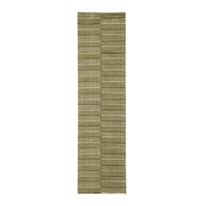 Broken Stripe Moss 2' x 8' Area Rug Karastan Rugs