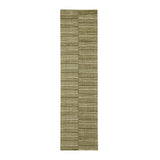 Broken Stripe Area Rug: Handloomed Wool, Geometric Design, Stain-Resistant, Soft