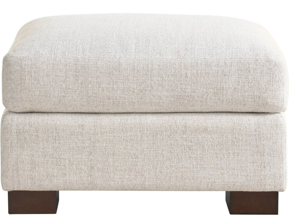 Universal Furniture Brooklyn Ottoman - Stylish Monique Linen Upholstered Seat For Modern Living Room Comfort & Elegance Espresso 100% Polyester U461504-1766-1-universal