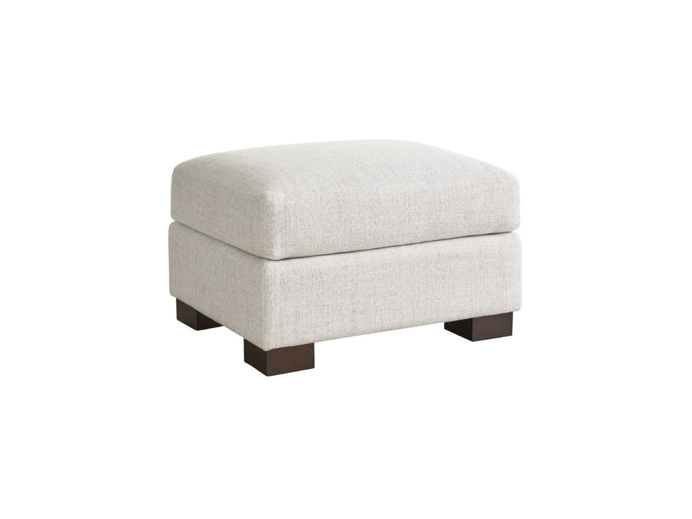 Universal Furniture Brooklyn Ottoman - Stylish Monique Linen Upholstered Seat For Modern Living Room Comfort & Elegance Espresso 100% Polyester U461504-1766-1-universal