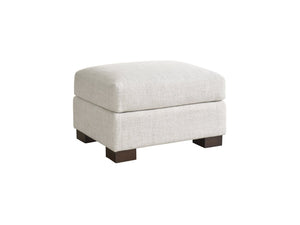 Universal Furniture Brooklyn Ottoman - Stylish Monique Linen Upholstered Seat For Modern Living Room Comfort & Elegance Espresso 100% Polyester U461504-1766-1-universal