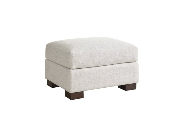 Universal Furniture Brooklyn Ottoman - Stylish Monique Linen Upholstered Seat For Modern Living Room Comfort & Elegance Espresso 100% Polyester U461504-1766-1-universal