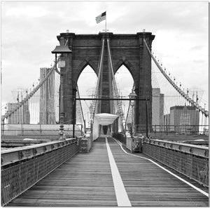 Wall Art Brooklyn Bridge Flag