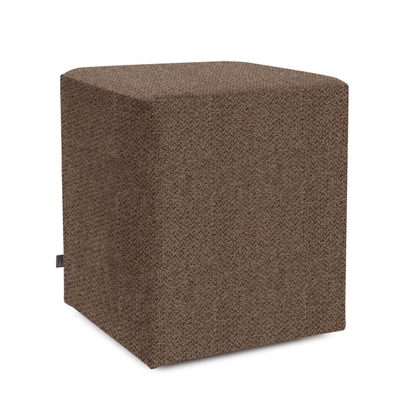 Howard Elliott Universal Cube Cover - Luxurious Faux Leather Slipcover For Stylish Home Décor Updates Brown 100% Polyester C128-1288-howard-elliott