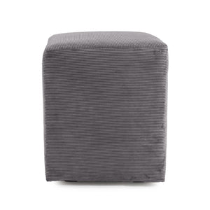 Howard Elliott Universal Cube Cover - Luxurious Faux Fur With Unique Ribbed Design For Ultimate Comfort And Style Gray 88% Poly,12% Nylon C128-1346-howard-elliott