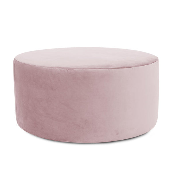 Howard Elliott Universal 36 Round Cover - Luxurious Faux Leather Slipcover For Elegant Home Décor Makeover Pink 100% Polyester C132-1018-howard-elliott