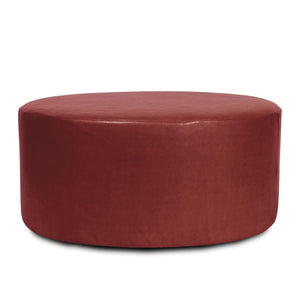 Howard Elliott Universal 36 Round Cover - Luxurious Faux Leather Slipcover For Elegant Home Décor Makeover Red 100% Polyurethane C132-193-howard-elliott