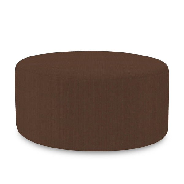 Howard Elliott Universal 36 Round Cover - Luxurious Faux Leather Slipcover For Elegant Home Décor Makeover Brown 100% Polyester C132-202-howard-elliott