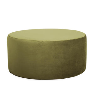 Howard Elliott Universal 36 Round Cover - Luxurious Faux Leather Slipcover For Elegant Home Décor Makeover Green 100% Polyester C132-221-howard-elliott