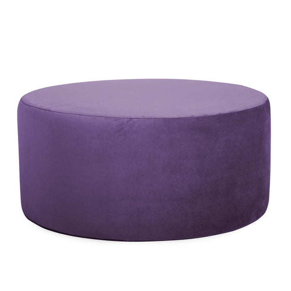 Howard Elliott Universal 36 Round Cover - Luxurious Faux Leather Slipcover For Elegant Home Décor Makeover Purple 100% Polyester C132-223-howard-elliott
