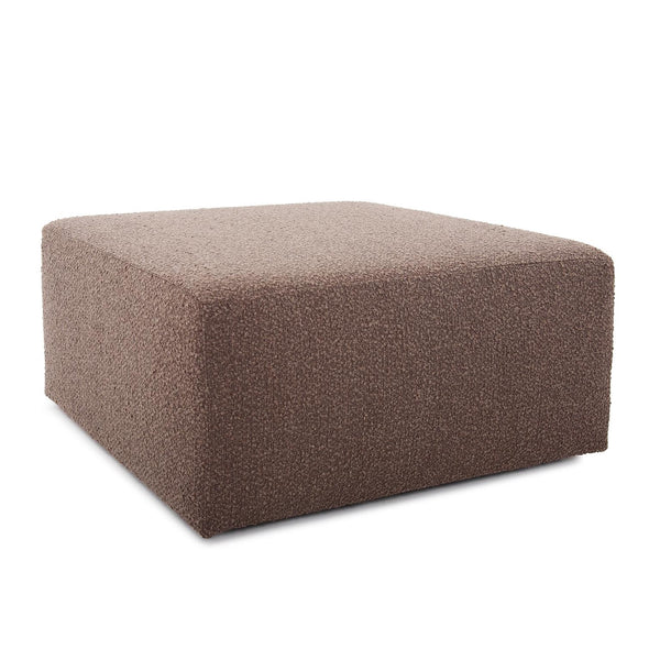 Howard Elliott Universal Square Ottoman Cover In Soft Knobby Weave For A Stylish Seasonal Makeover At Home Brown 100% Polyester C133-1262-howard-elliott
