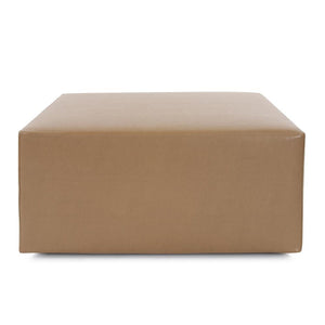 Howard Elliott Universal 36 Square Cover - Luxurious Faux Leather Slipcover For Stylish Ottoman Updates Today! Brown 100% Polyurethane C133-191-howard-elliott