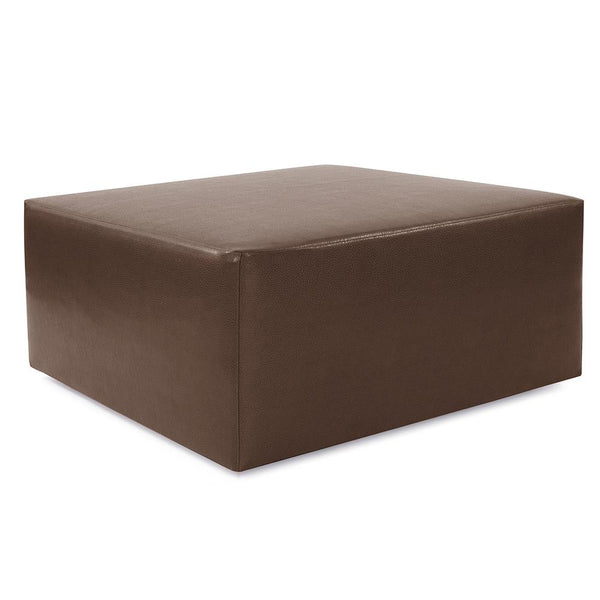 Howard Elliott Universal 36 Square Cover - Luxurious Faux Leather Slipcover For Stylish Ottoman Updates Today! Brown 100% Polyurethane C133-192-howard-elliott