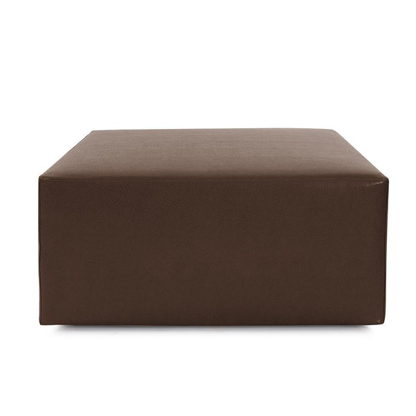 Howard Elliott Universal 36 Square Cover - Luxurious Faux Leather Slipcover For Stylish Ottoman Updates Today! Brown 100% Polyurethane C133-192-howard-elliott
