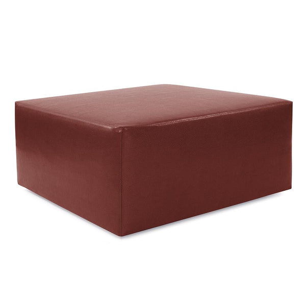 Howard Elliott Universal 36 Square Cover - Luxurious Faux Leather Slipcover For Stylish Ottoman Updates Today! Red 100% Polyurethane C133-193-howard-elliott