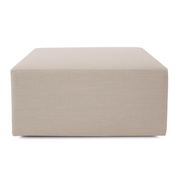 Howard Elliott Universal 36 Square Cover - Luxurious Faux Leather Slipcover For Stylish Ottoman Updates Today! Brown 55% Linen,45% Rayon C133-610-howard-elliott