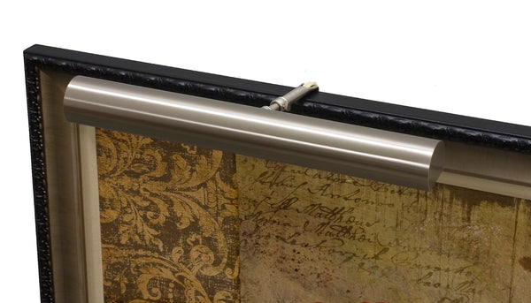 House Of Troy Contemporary Plug-in Picture Lights: Elevate Your Art With Adjustable Gold Accent Lighting Solutions Satin Nickel Metal C16-52