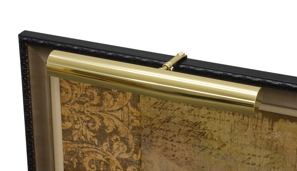 House Of Troy Contemporary Plug-in Picture Lights: Elevate Your Art With Adjustable Gold Accent Lighting Solutions Polished Brass Metal C16-61