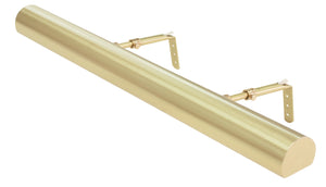 House Of Troy Contemporary Plug-in Picture Lights: Elevate Your Art With Adjustable Gold Accent Lighting Solutions Satin Brass Metal C24-51
