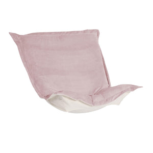 Howard Elliott Puff Chair Cover - Transform Your Space With Luxurious Faux Fur Slipcovers For Scroll & Rocker Frames Pink 100% Polyester C300-1018-howard-elliott