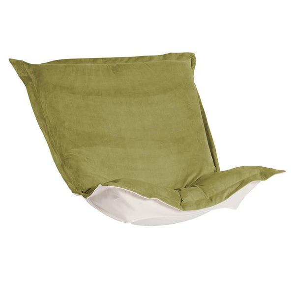 Howard Elliott Puff Chair Cover - Transform Your Space With Luxurious Faux Fur Slipcovers For Scroll & Rocker Frames Green 100% Polyester C300-221-howard-elliott