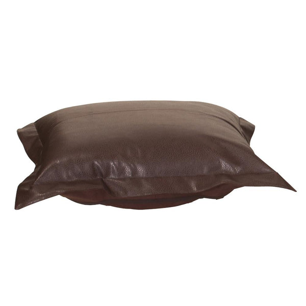 Howard Elliott Puff Ottoman Cover - Transform Your Furniture With Luxurious Faux Fur For A Chic Home Makeover! Brown 100% Polyurethane C310-192-howard-elliott
