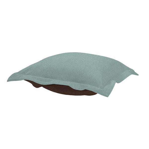 Howard Elliott Puff Ottoman Cover - Transform Your Furniture With Luxurious Faux Fur For A Chic Home Makeover! Blue 100% Polyester C310-200-howard-elliott