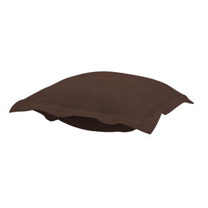 Howard Elliott Puff Ottoman Cover - Transform Your Furniture With Luxurious Faux Fur For A Chic Home Makeover! Brown 100% Polyester C310-202-howard-elliott