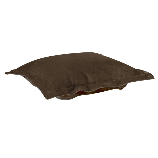 Howard Elliott Puff Ottoman Cover - Transform Your Furniture With Luxurious Faux Fur For A Chic Home Makeover! Brown 100% Polyester C310-220-howard-elliott