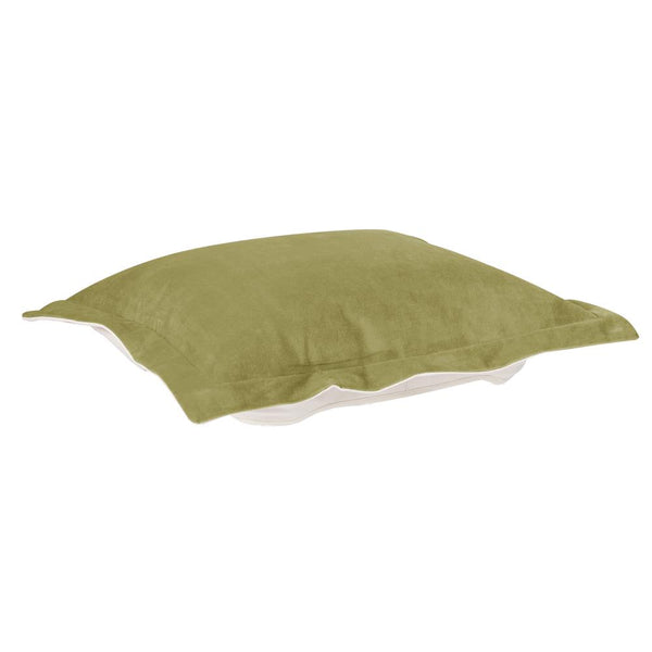 Howard Elliott Puff Ottoman Cover - Transform Your Furniture With Luxurious Faux Fur For A Chic Home Makeover! Green 100% Polyester C310-221-howard-elliott